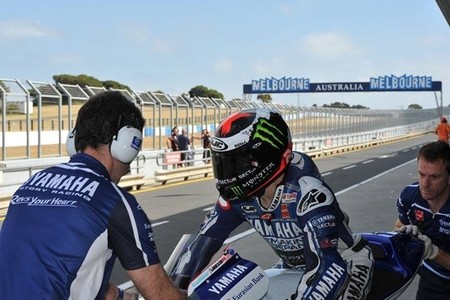 Jorge Lorenzo concluye el test de Phillip Island en primera posición