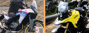 Las dos motos trail intermedias más esperadas de 2023, cara a cara: Honda XL750 Transalp contra Suzuki V-Strom 800 DE