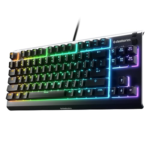 SteelSeries - Teclado para juegos Apex 3 TKL RGB