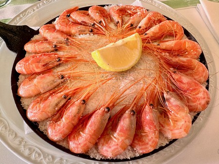 Gambas de La Santa a la plancha. ©Jaime de las Heras.
