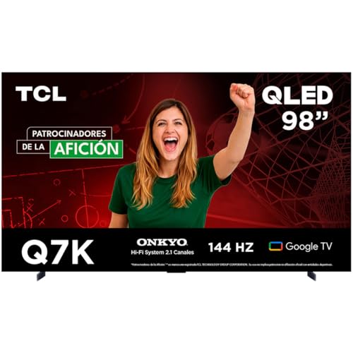 TCL Smart TV Pantalla 98" 98Q7K Google TV QLED 4K