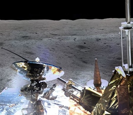 Estas son las fotos panorámicas de la cara oculta de la Luna tomadas por Chang´e 4