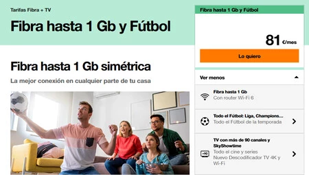 Fibra Futbol Orange