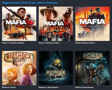 ¡Menuda ganga! Esta es la mejor oferta que verás hoy y te  da todos los juegos de las sagas BioShock y Mafia