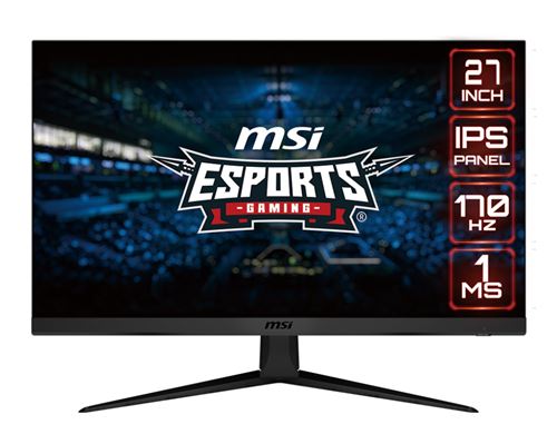 Monitor gaming - MSI G2712, 27 ", Full HD, 1 ms, 170 Hz Refresh Rate, Negro