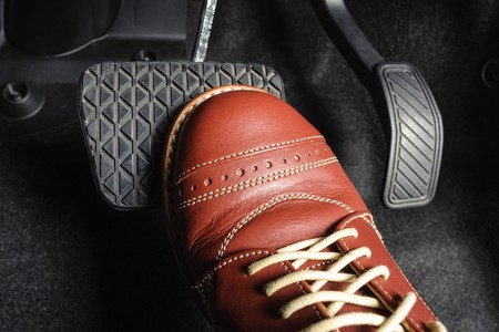 Frenar Coche Costumbre