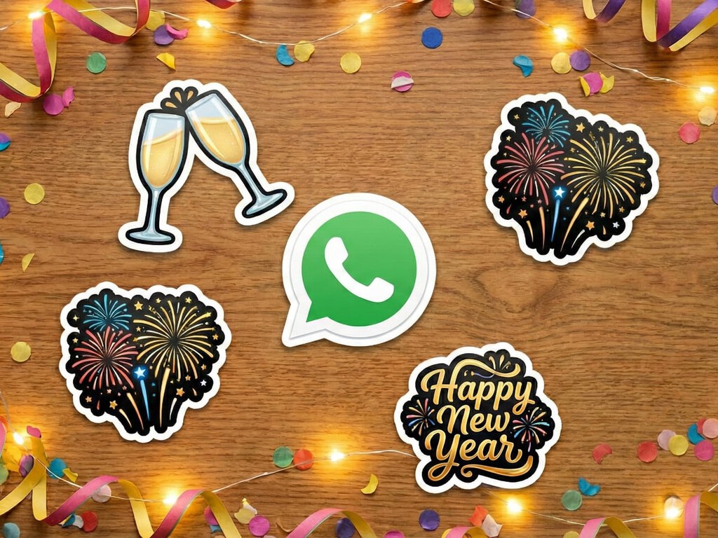 No quiero complicarme la vida hoy: esta app tiene los stickers justos para responder Feliz Año y seguir con la cena