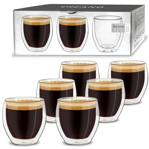 Creano Vasos de Doble Pared para Espresso