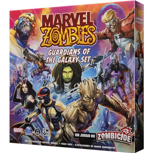 CMON | Marvel Zombies: Guardians of the Galaxy | Expansión | Juego de Mesa Cooperativo en el Apocalipsis Zombi | A Partir de 14 Años | De 1 a 6 Jugadores | 60 Minutos por Partida | Español