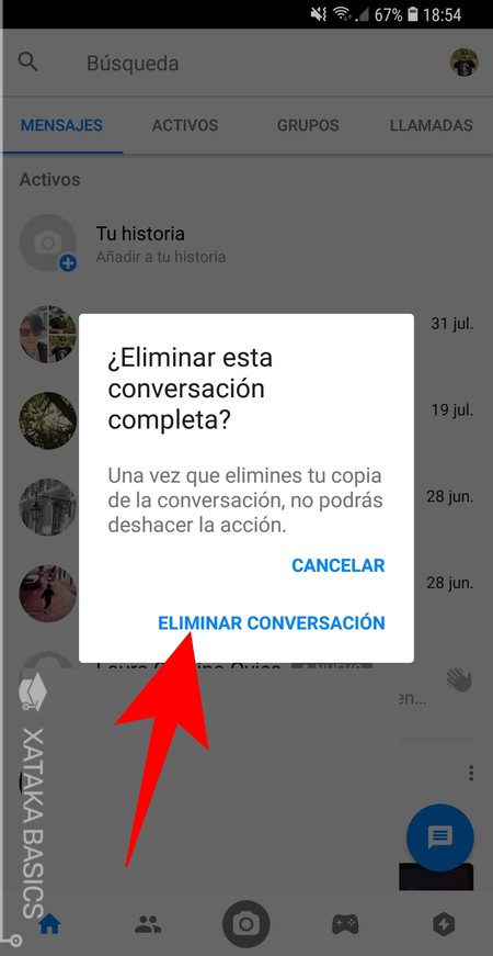 Eliminar Conversacion Confirmar