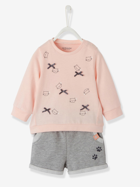 Conjunto Bebe Sudadera Y Shorts