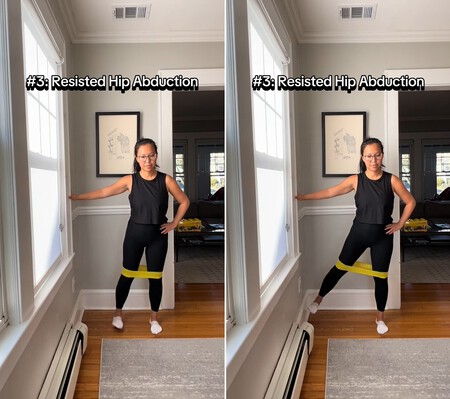 Ejercicios de pilates con cinta elástica