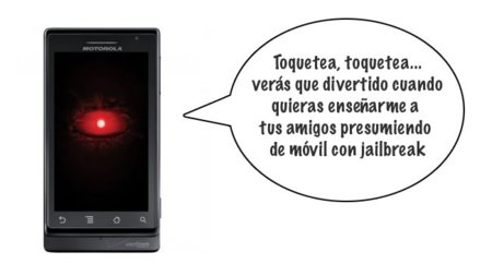 El sistema Android del Motorola Droid X se autodestruye si lo intentas modificar