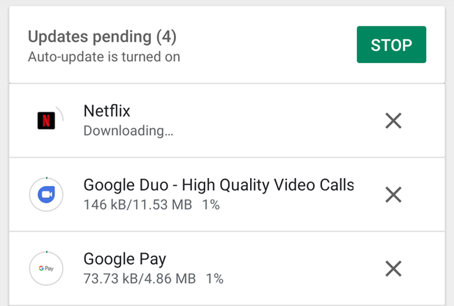 Play Store Simultaneous Downloads