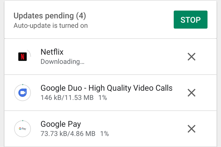 Google Play Store prueba la descarga simultánea de aplicaciones