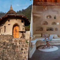 Dos arquitectos huyeron del caos de Nueva Delhi para construir una casa de barro en el Himalaya. Ahora es un Airbnb 