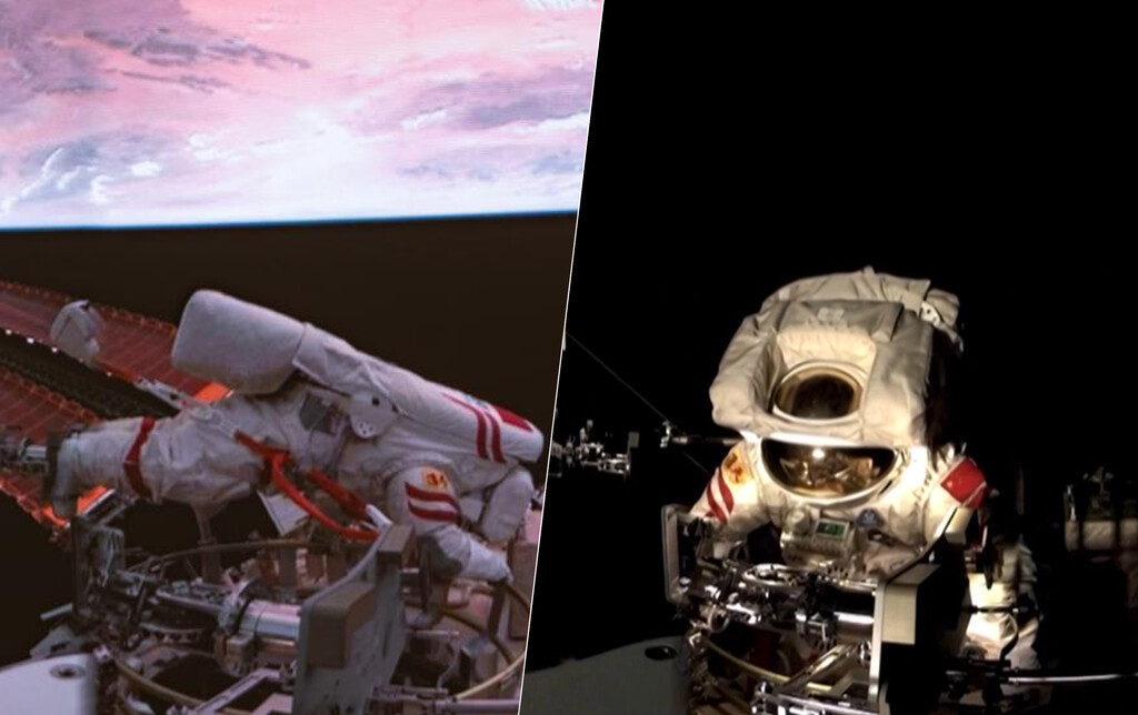 Los astronautas chinos han pasado seis horas reforzando Tiangong contra un enemigo cada vez más peligroso: la basura espacial