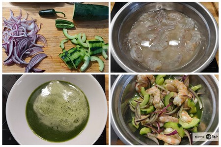 Pasos Aguachile Camaron