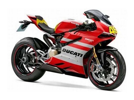 Ducati 1199, Extreme o Superquadrata pero con los colores de Rossi