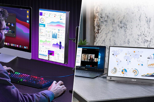 Adiós a las limitaciones técnicas de tu portátil (fuera de casa) con estos monitores externos ideales para teletrabajar mientras viajas