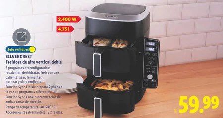 Folleto Lidl Freidora Aire
