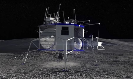 El polo sur de la Luna recibirá esta nave de Blue Origin que ahora puedes ver en vídeo