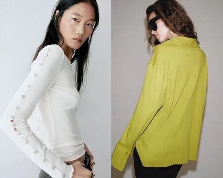 Adios A Las Camisas Hola A Las Camisetas De Manga Larga Con Estos Modelos De Zara Y Mango Ideales Para Tus Looks De Otono