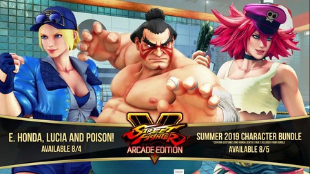 Los tres próximos luchadores de Street Fighter V filtrados: E. Honda, Poison y Lucia llegan la próxima semana