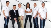 Entrevista al equipo de Mediaset para MotoGP; Pachi Rosés
