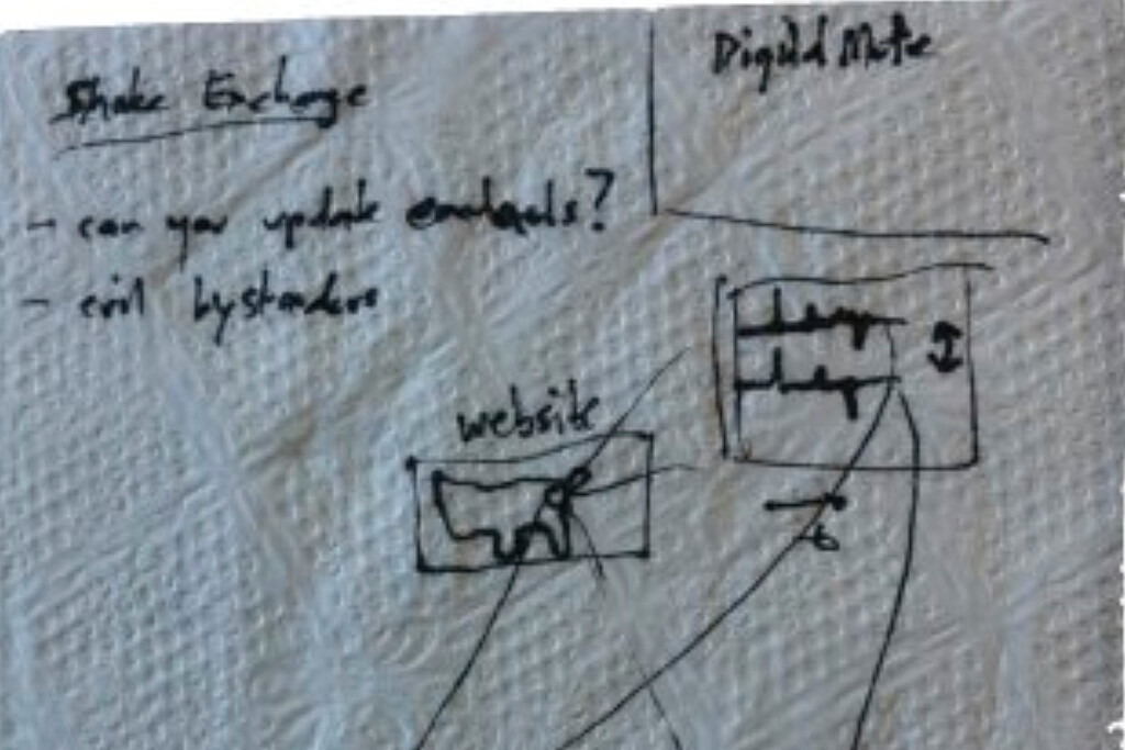 A Silicon Valley le encantan las servilletas: así es cómo influyeron en Ethernet, Compaq o Facebook 