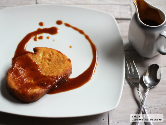Torrijas con salsa de toffee, otra forma de disfrutar de este delicioso postre