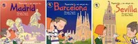 Guías de Madrid, Barcelona y Sevilla para los niños 