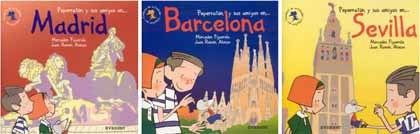 Guías de Madrid, Barcelona y Sevilla para los niños
