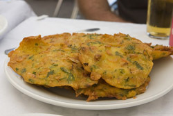 Tortillita de camarones