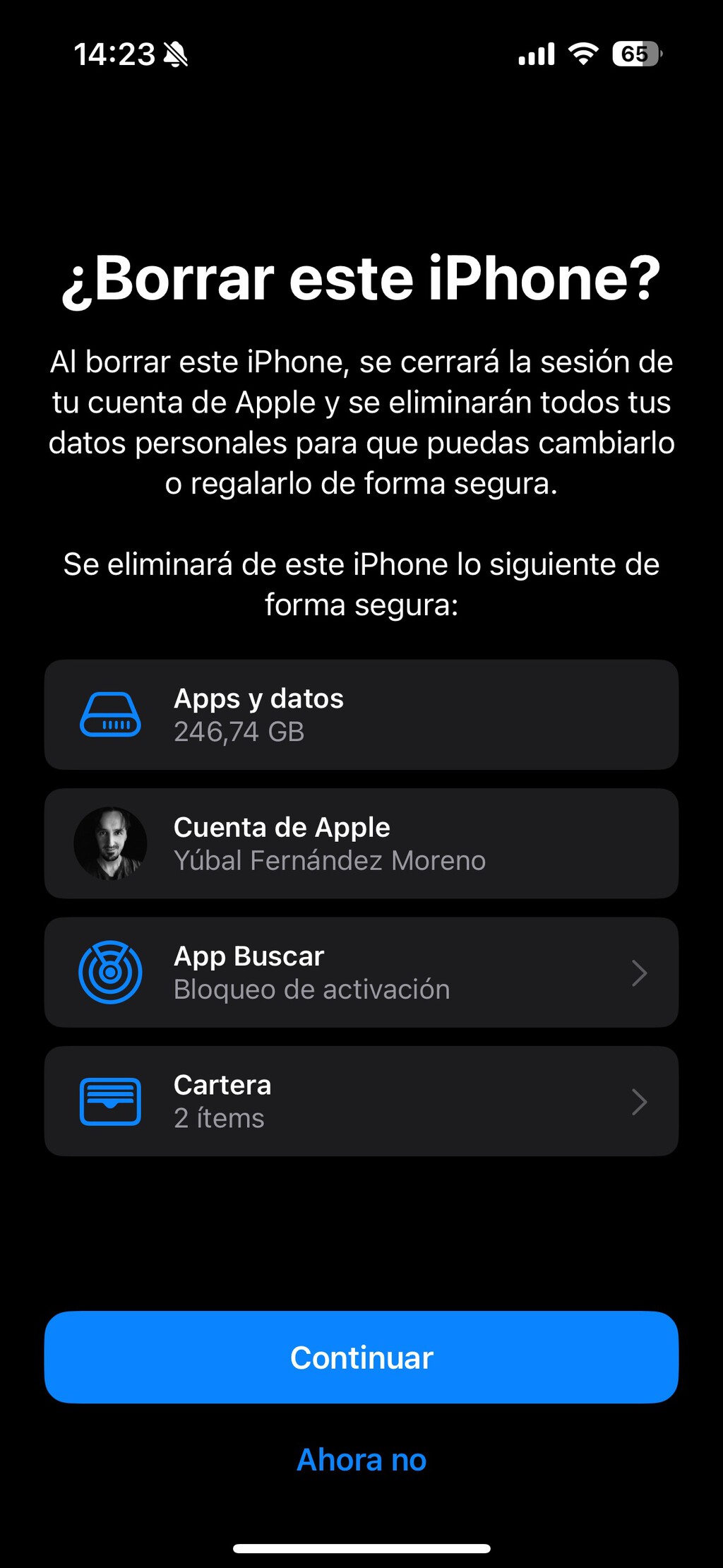 Cómo borrar todos los datos de tu iPhone para formatearlo y dejarlo ...