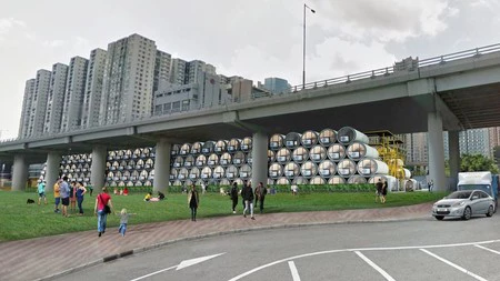¿Estamos locos? Casas tubería en Hong Kong para solucionar la falta de espacio