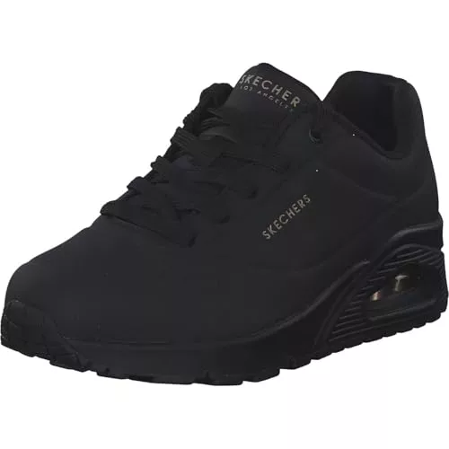 Skechers Uno, Zapatillas Mujer, Negro, 39 EU