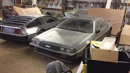 Encuentran dos DeLorean abandonados en una bodega hace 40 años