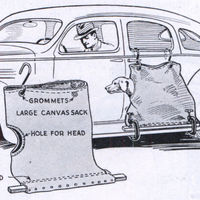 Sí, en 1936 había conductores que odiaban a sus perros, y este anuncio lo demuestra