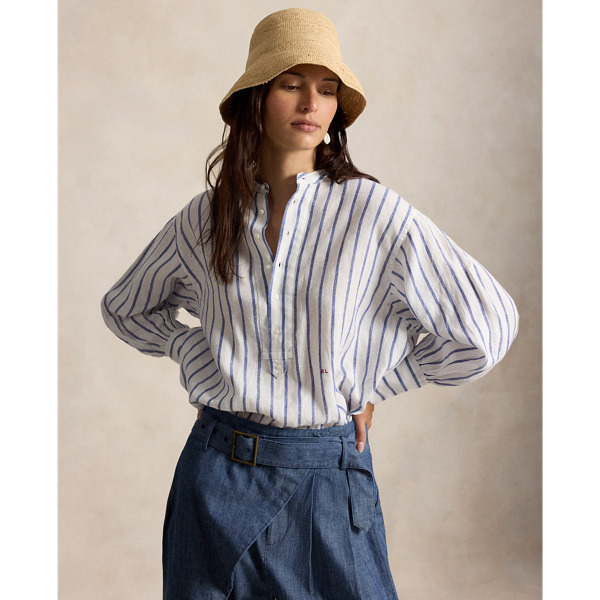 Camisa de lino con rayas 
Polo Ralph Lauren