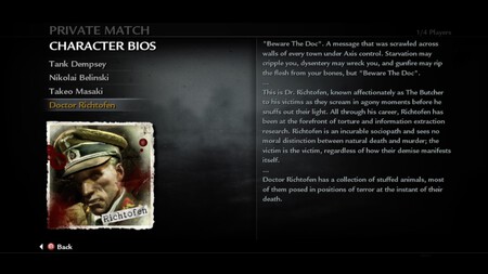 Personajes World At War