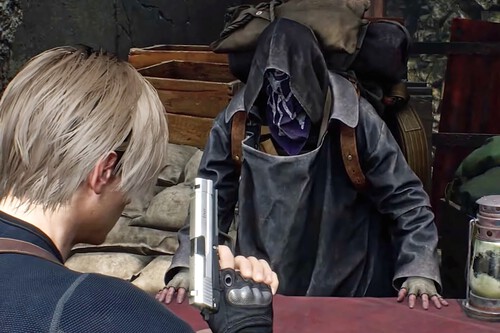 Con una deuda de 3.337.279.919.290 pesetas, el Buhonero de Resident Evil 4 necesita pluriemplearse; y la culpa es tanto tuya como mía 