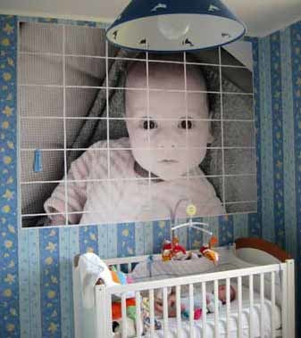 Cómo hacer un póster con la foto de tu bebé