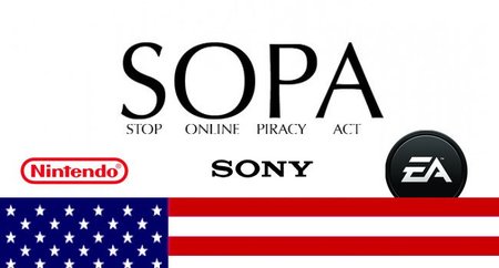 Nintendo, EA y Sony retiran su apoyo a SOPA... pero la lucha sigue (actualizado)
