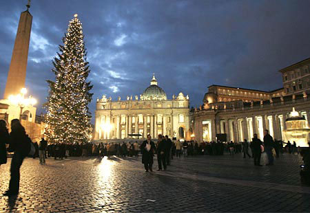 El árbol de Navidad del Vaticano