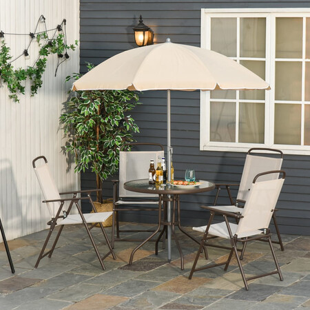 Muebles Jardin Set 80x80x69 5 Cm Beige
