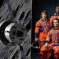 Cuatro astronautas van a emprender un viaje sin precedentes hacia la Luna. No tienen intención de pisarla