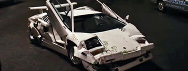 En una de las escenas más locas de 'El Lobo de Wall Street' un Lamborghini Countach de medio millón termina destrozado. Si parece muy real es porque fue real