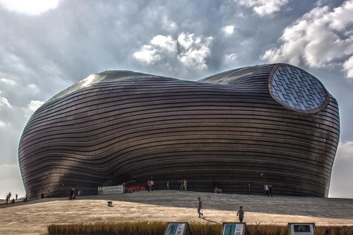Museo de Ordos (China): un homenaje al desierto inspirado en los Simpsons y la arquitectura futurista