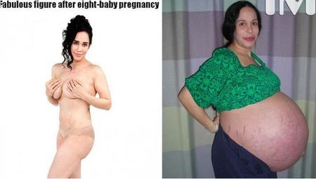 La mamá de octillizos posa para una revista tras perder 63 kilos